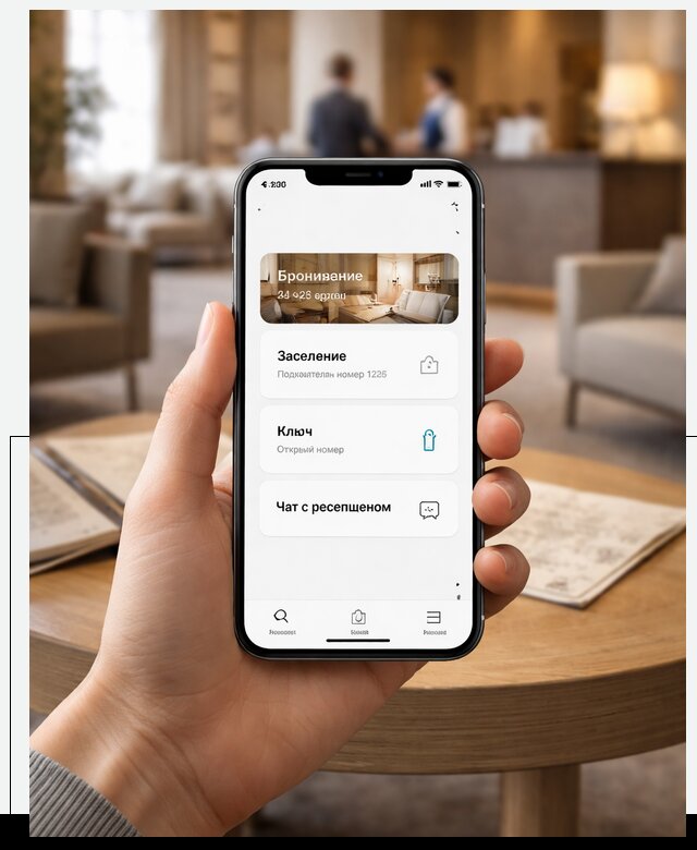 Мобильное приложение для гостей отеля в Слободской, управление сервисом